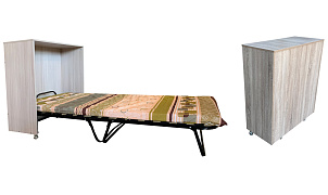 Раскладушка-тумба "Гарда", ортопед.основание, матрас ППУ 70 мм, 1900*800, Трикот