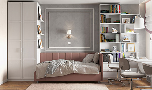 Кровать интерьерная Юнона правая