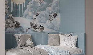 Кровать интерьерная Юнона правая